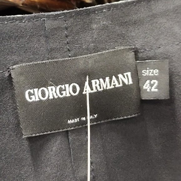 Armani light weight suede jacket - Picture 5 of 7